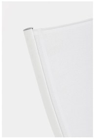 Biele kovové záhradné ležadlo Taylor – Bizzotto