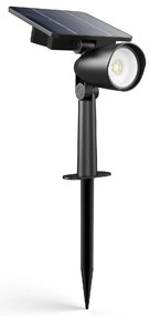 Philips Ashlyn UltraEfficient vonný solárny zemníLED reflektor 1,4W 150lm 2700K IP44, černá