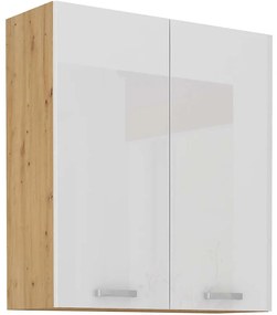 Skrinka do kuchyne ARTISAN biela lesklá 80G-90 2F