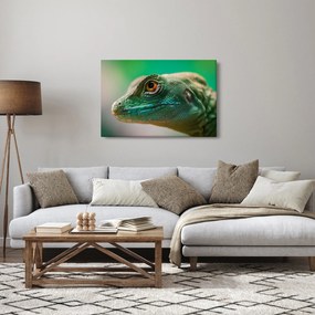 Detailný obraz jaštera (90x60 cm)