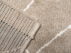 Spoltex, Kusový koberec Ambiance 681253-02 Beige, 120x170, béžová, kancelária