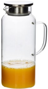 Skleněný džbánek s víkem CLARA 1,9 L transparentní