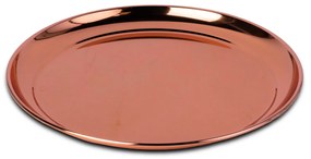 Genware okrúhla medená tácka 12inch / 30cm