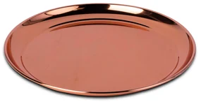 Genware okrúhla medená tácka 12inch / 30cm