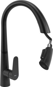 Rea Ross, stojanková drezová batéria h-430, čierna matná, REA-B5313