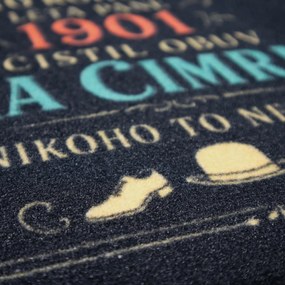 Mercury Flooring, Rohožka Jára Cimrman 40x60 cm, 40x60, čierna