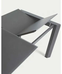 AXIS GLASS GREY rozkladací jedálenský stôl 140 (200) cm
