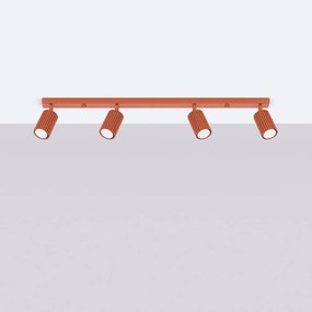 Bodové svietidlo v tehlovej farbe 6,5x81 cm Gleam – Sollux