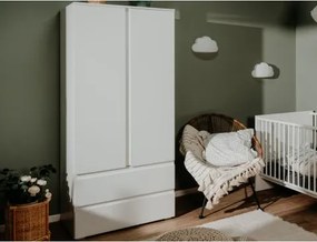 Šatníková skriňa Image, 80 cm, biela%