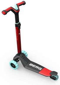 BERG Nexo - skladacia kolobežka Red so svietiacimi kolieskami