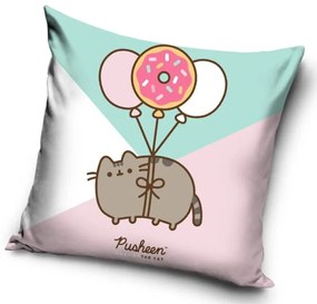 Detský vankúšik Mačička Pusheen Kurz Lietania 40x40 cm