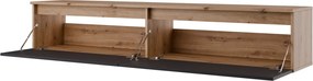 Závesná TV skrinka Asko Living, 180 cm, dub artisan/antracit