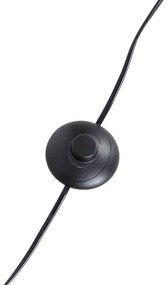 Trojnožka čierna s tienidlom z ľanu taupe 45 cm - Tripod Classic