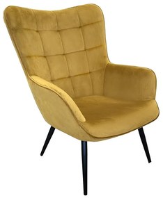 Kreslo Jet WX-2931-1T Yellow Velvet 20