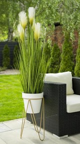 STOJAN NA KVETINÁČ TRIPOD 45X30X24 CM ZLATÁ