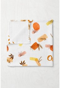 Biela mušelínová detská deka 75x100 cm Rhapsody – Mijolnir