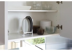 Biely stojan na taniere Yamazaki Tower