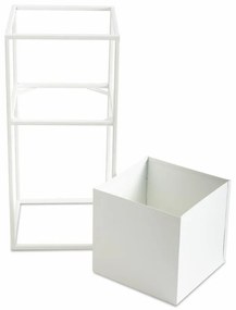 Stojan na kvety Lea 50 cm biely