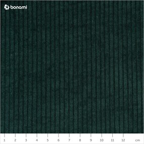 Tmavozelená menčestrová rozkladacia pohovka 244 cm Base – Karup Design