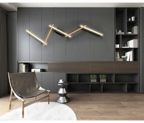 Wofi 7021-506- LED Stmievateľné nástenné svietidlo RIMINI LED/57W/230V hnedá/čierna