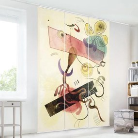 MANUFACTURER -  Súprava posuvnej záclony - Wassily Kandinsky - Taches Grise -3 panely