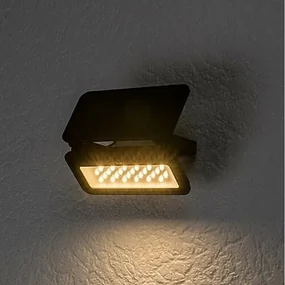 Rabalux 77160 vonkajšie nástenné solárne funkčné LED svietidlo Tarcal, 8W, IP65