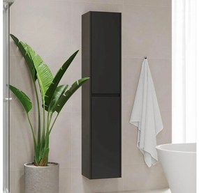 Kúpeľňová skrinka TRONDHEIM 174 cm čierna