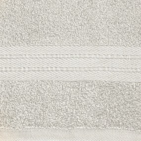 BAVLNENÝ UTERÁK KAYA SADA 3KS 70X140 CM KRÉMOVÁ