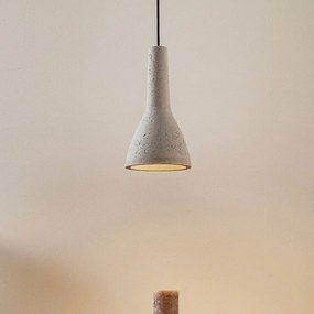 Závesná lampa Cona z betónu, Ø 17 cm