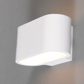 Moderná nástenná lampa biela plochá - Gipsy Arles