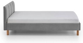 Sivá čalúnená jednolôžková posteľ bez roštu 120x200 cm Joker – Meise Möbel