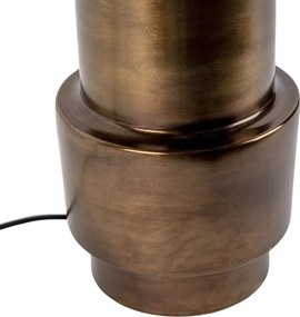 Art Deco stolná lampa bronzová bez tienidla - Bruut
