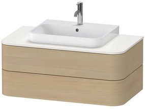 DURAVIT Happy D.2 Plus závesná skrinka pod umývadlo pod dosku, 2 zásuvky, 1000 x 550 x 408 mm, dub Mediterrane, HP496107171