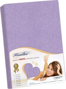Bellatex Froté prestieradlo Kamilka svetlofialová, 90 x 200 cm