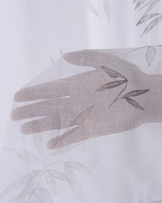 Záclona so systémom FLEX (jednoduché spony flex) farba produktu biela látka polopriehľadný, vzorované