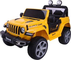 LEAN CARS FT-938 Žlté lakované vozidlo 4x4 na batérie