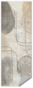 Sivo-krémový prateľný behúň 80x200 cm Simple Lines – Mila Home