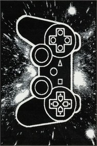 Koberec Lima G932A čierny / biely