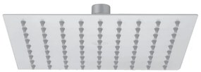 Laveo Kvadrato, horná/hlavová sprcha 200x200 mm, štvorec, biela, LAV-NLQ_6DAS