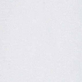 Biela záclona na páske ESEL vyrobená z hladkej lesklej látky 400x250 cm