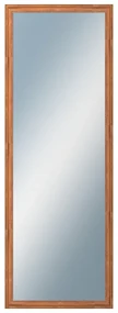 DANTIK - Zrkadlo v rámu, rozmer s rámom 50x140 cm z lišty LYON hnedá (2750)