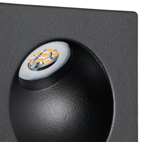 Eglo 900251 - LED Schodiskové svietidlo ZARATE LED/2W/230V 3000K čierna