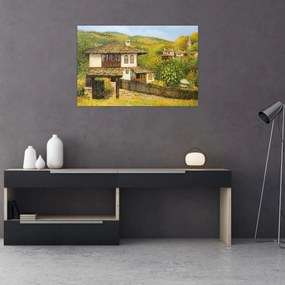 Obraz - Chalúpky v lete (90x60 cm)