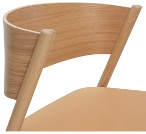 Svetlohnedé kreslo Oblique – Hübsch