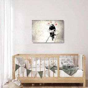 Sklenený obraz - Pocit voľnosti (70x50 cm)
