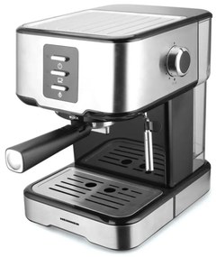 Heinner HEM-850IXBK - Pákový espresso kávovar 850W/230V nerez/čierna