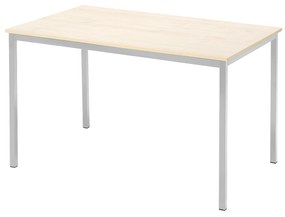 Jedálenský stôl JAMIE, Š 800 x D 1200 x V 735 mm, breza/al- lak