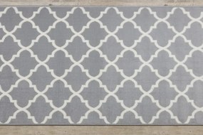 Behúň BCF MORAD Trelis koniczyna marokánska sivý / krém - Výpredaj