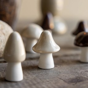 Storefactory Jesenná dekorácia Huba Bosten Beige 6 cm