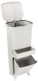 Odpadkový kôš NARDAN 42 l sivý